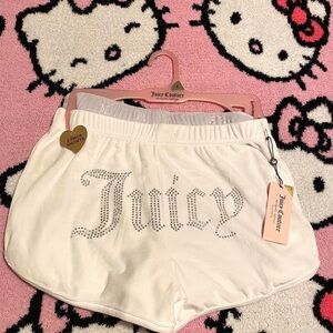 Juicy Couture Velour Shorts NEW